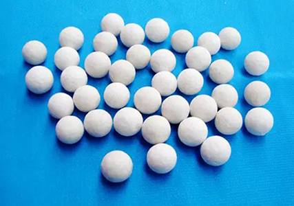 high-porosity ceramic ball for adsorption applications